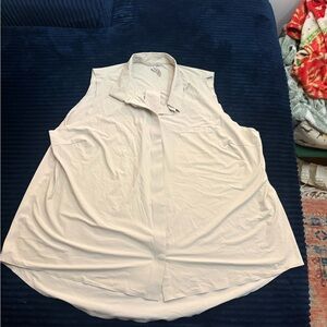 Athleta women’s Light Beige Sleeveless Top